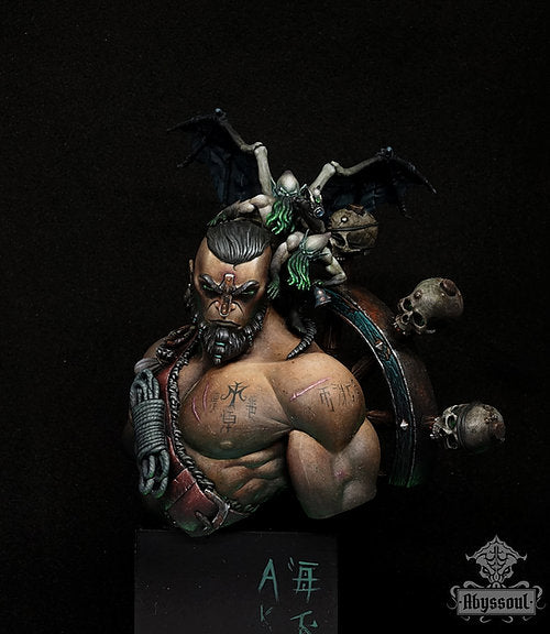 Human Male Pirate barbarian Unpainted Resin 3D Printed Miniature