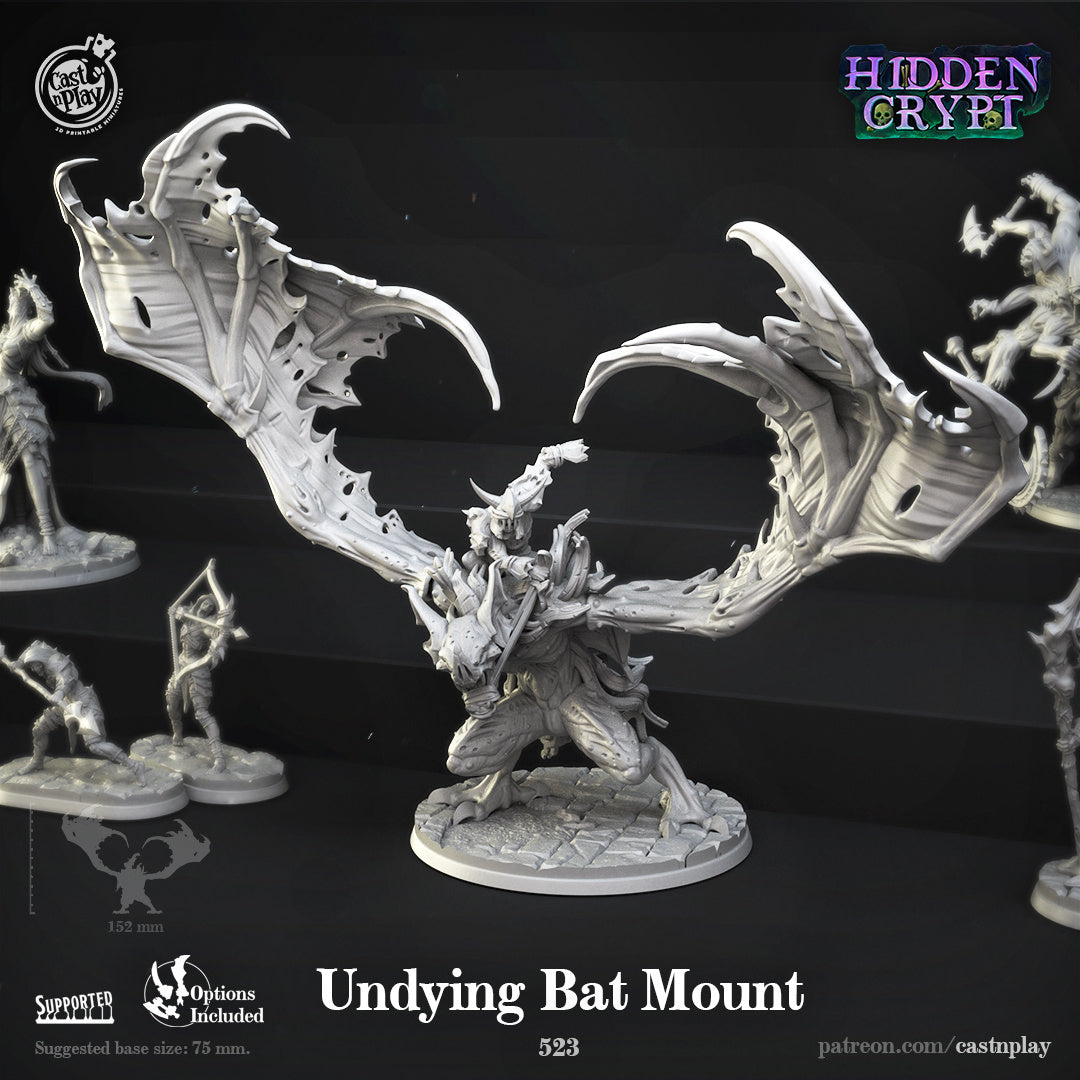 Undying Bat Mount