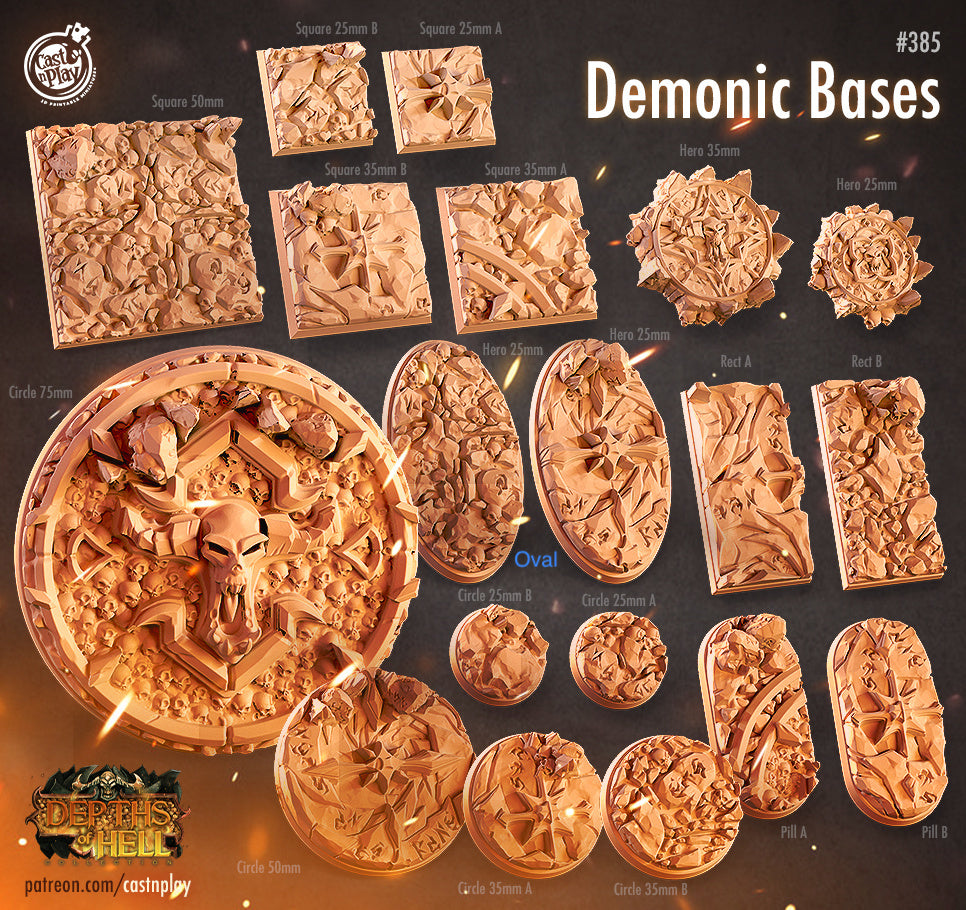 hell spawn demon fiendish bases
