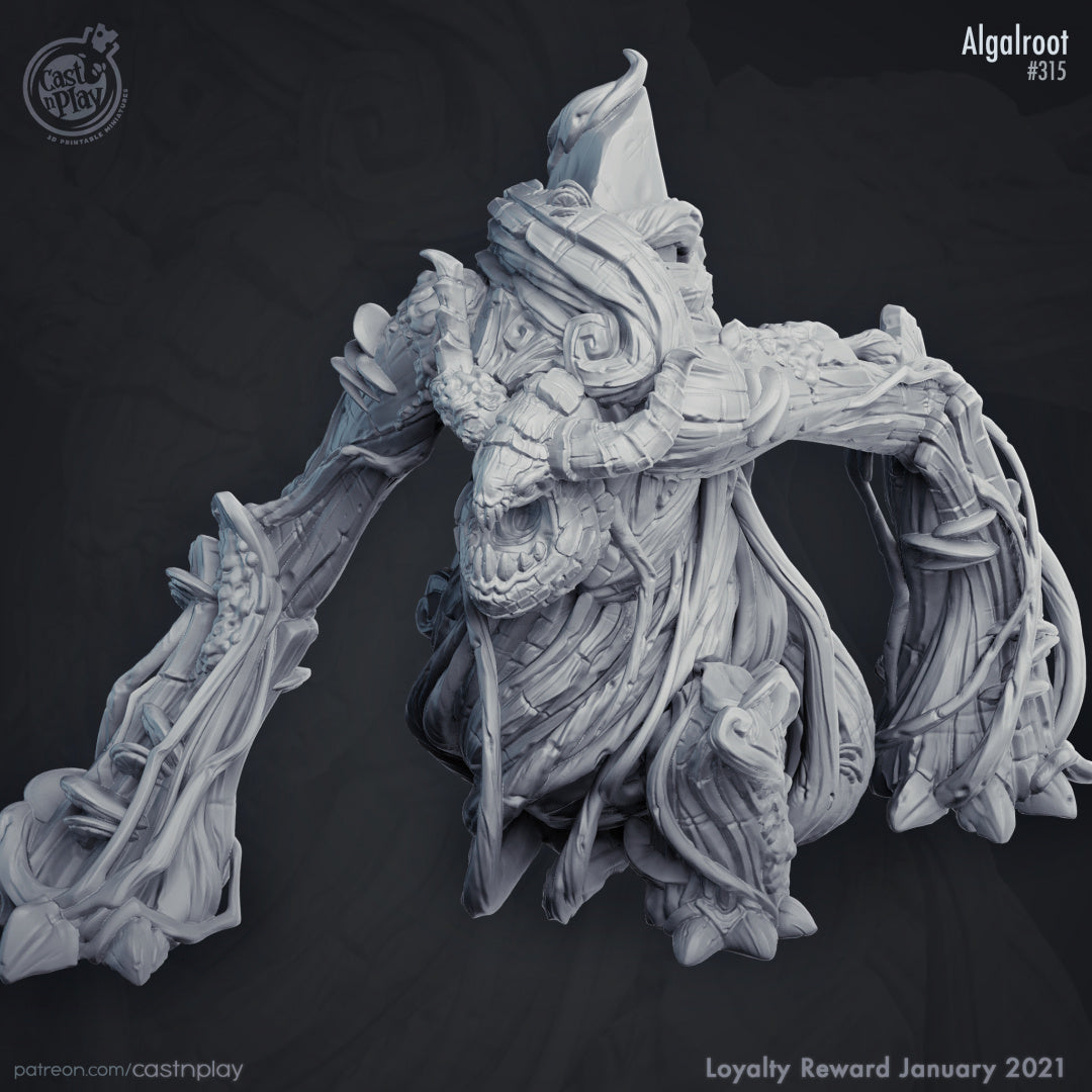 Tree ent troll monster Unpainted Resin 3D Printed Miniature