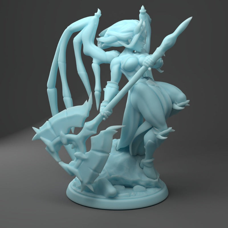 miniature Aasimar sculpted by Twin Goddess