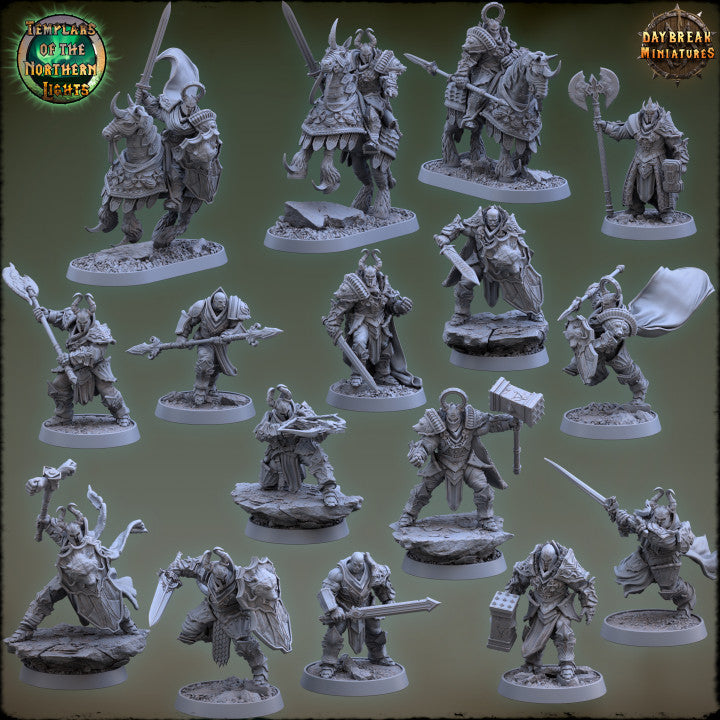 Templars of the Northern Lights fields release by Daybreak miniatures
