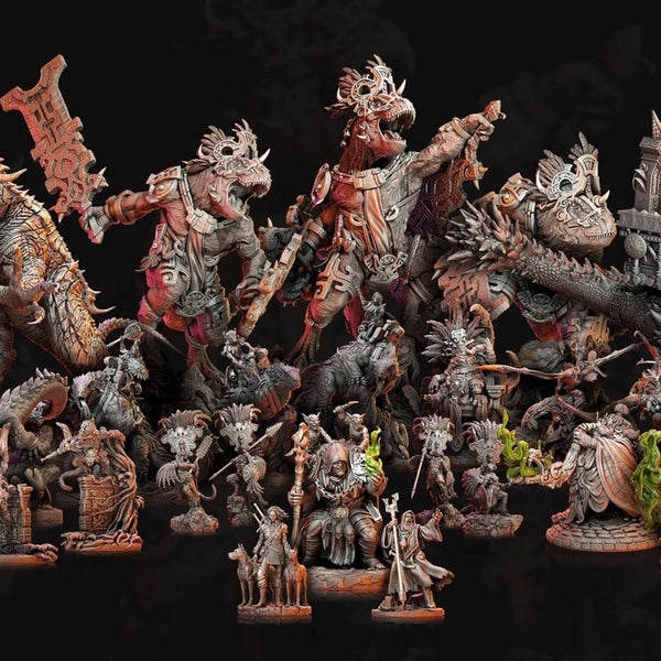 3D Printable Bloodbringers - Hordes of Wrath - Bundle by Archvillain Games