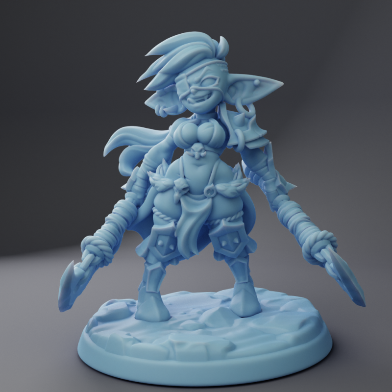 Miniature Lvl 99 Goblin by Twin Goddess Miniatures