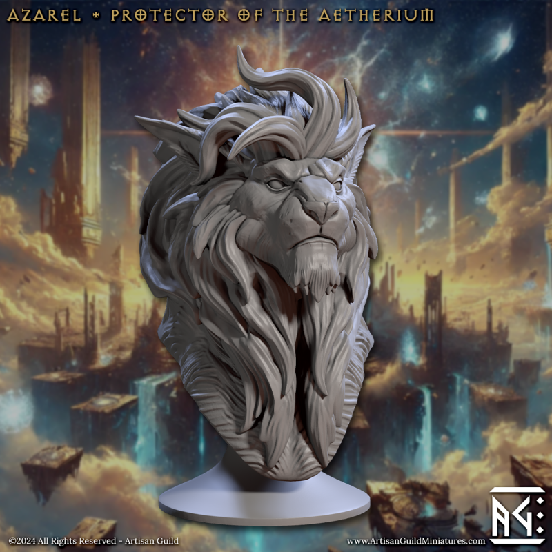 Azarel - Protector of the Aetherium - Bust