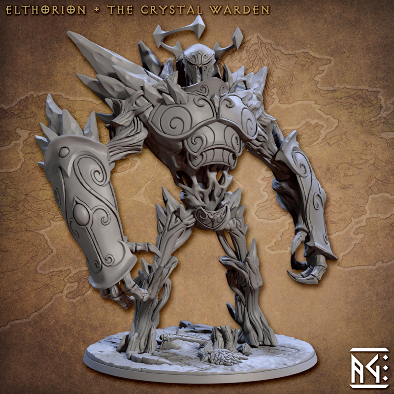 Miniature Elthorion - The Crystal Warden by Artisan Guild