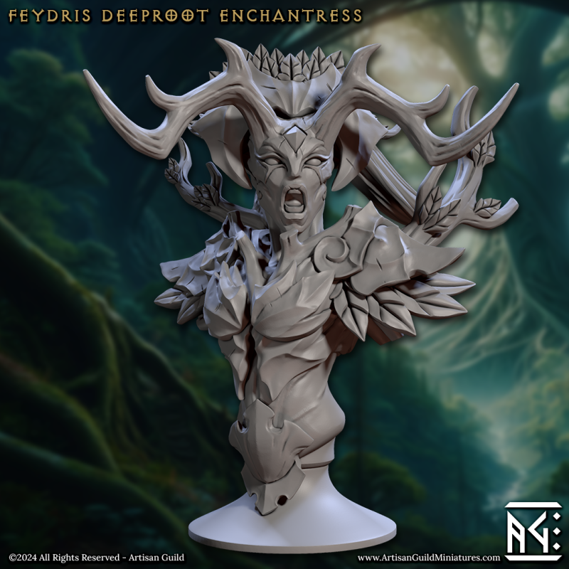 Feydris Deeproot Enchantress - Bust