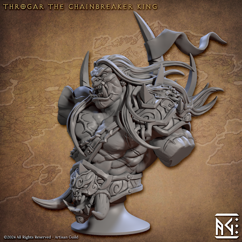 Throgar the Chainbreaker King - Bust