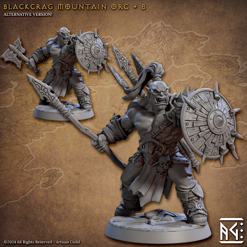 Blackcrag Mountain Orc - B