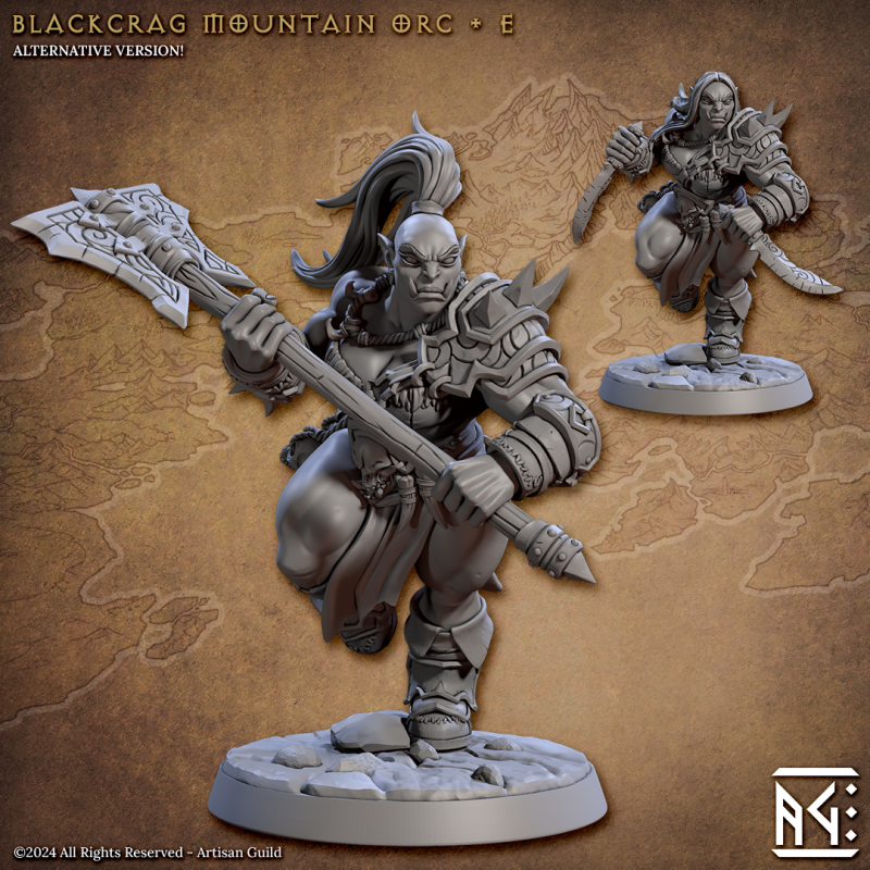 Blackcrag Mountain Orc - E