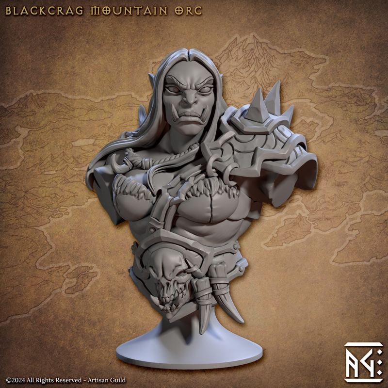 Blackcrag Mountain Orc - Bust B