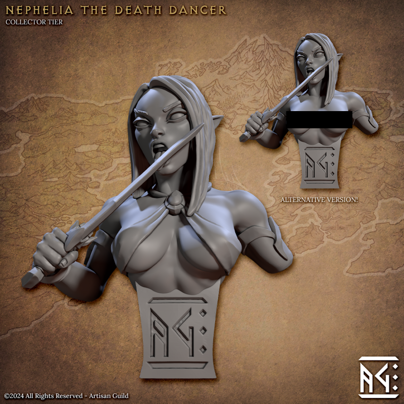 Nephelia - The Death Dancer - Bust