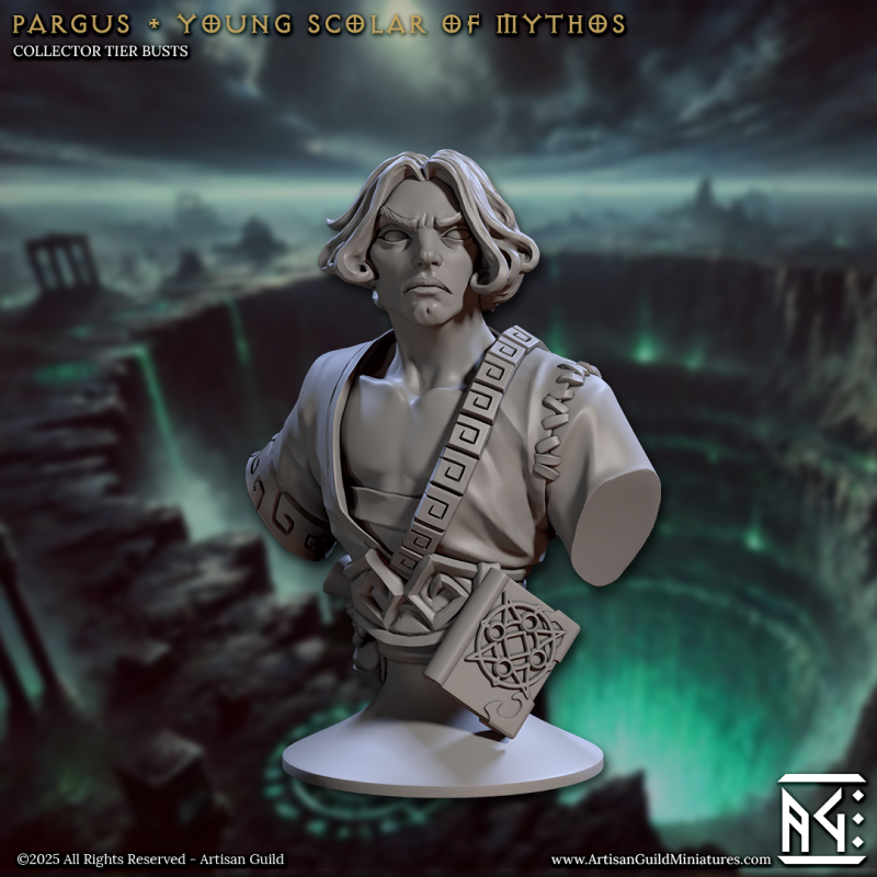 Pargus - Young Scholar of Mythos - Bust