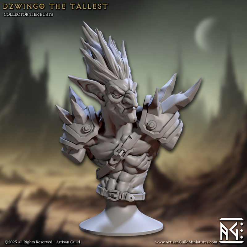 Dzwingo the Tallest - Bust