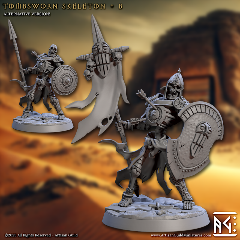 Tombsworn Skeleton - B
