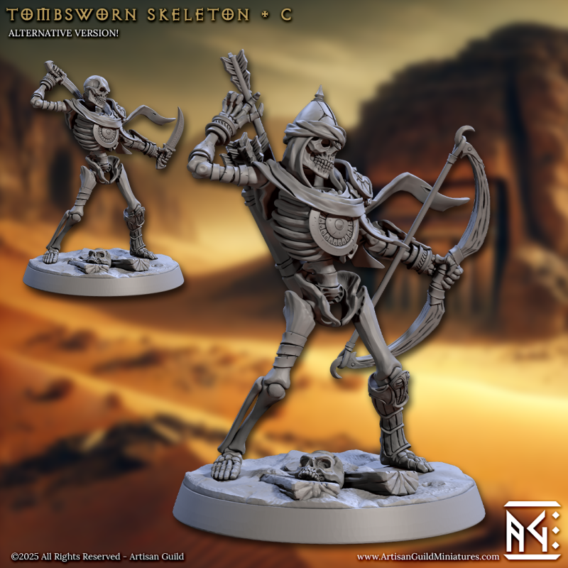 Tombsworn Skeleton - C
