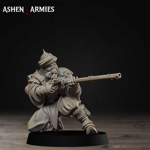 Azeb - Rifle - Kneeled