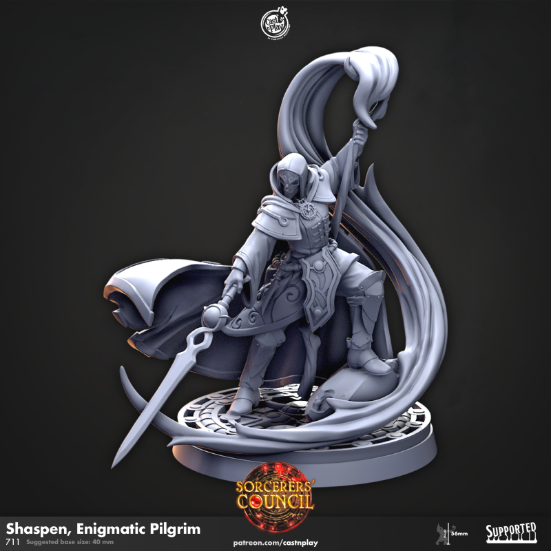 miniature Shaspen - Enigmatic Pilgrim by Cast n Play