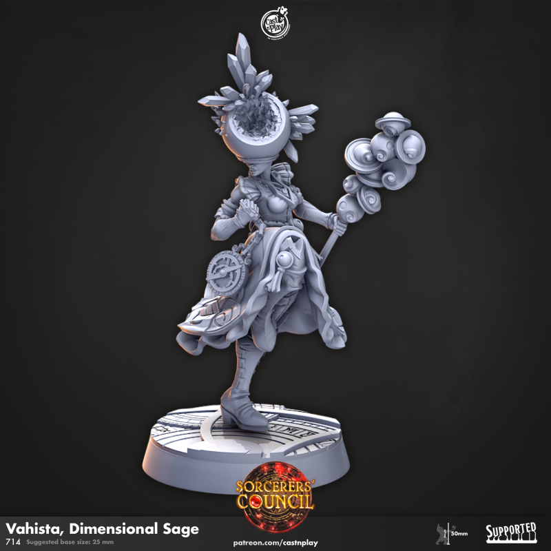 miniature Vahista - Dimensional Sage by Cast n Play