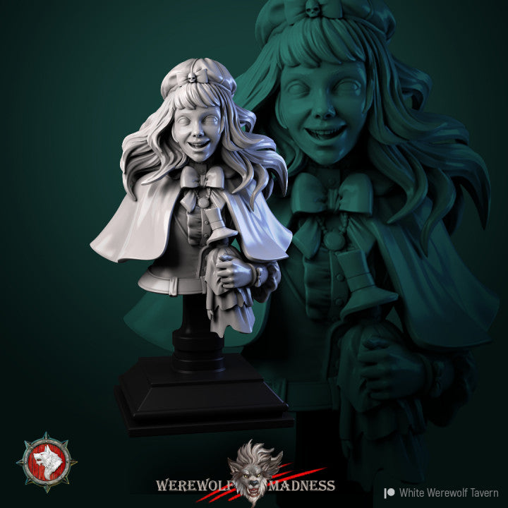 miniature Angelica Bust by White Werewolf Tavern.