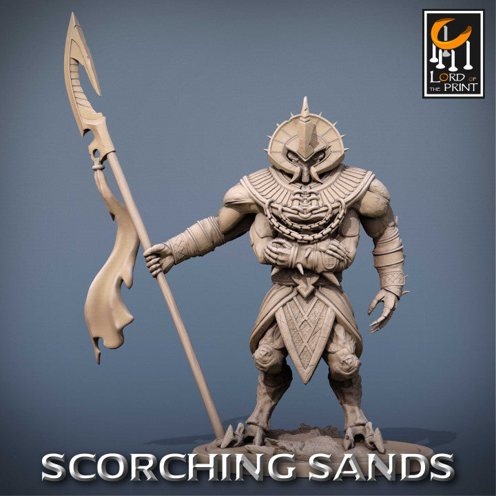 Miniature Egyptian Locust Guard by Lord of the Print