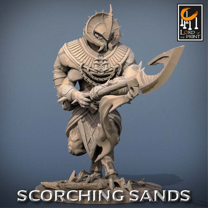 Miniature Egyptian Locust Guard by Lord of the Print