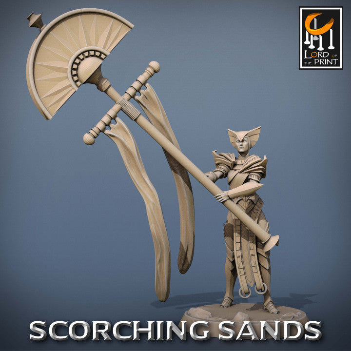 Miniature Egyptian Soldier Banner by Lord of the Print