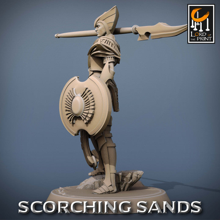 Miniature Egyptian Soldier Lance by Lord of the Print