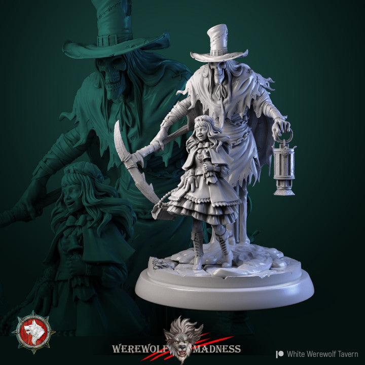 miniature Angelica & Ghost by White Werewolf Tavern