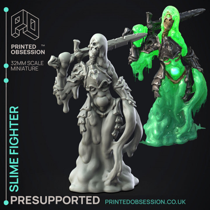 Miniature Slime Fighter by Printed Obsession