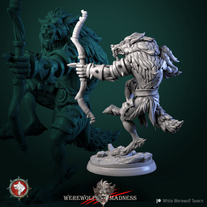 miniature Werewolf by White Werewolf Tavern