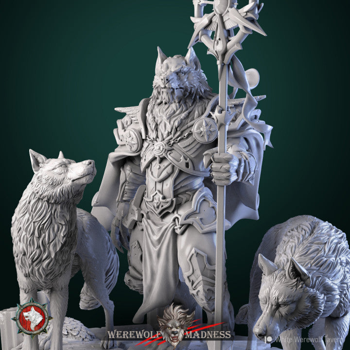 miniature White Werewolf by White Werewolf Tavern