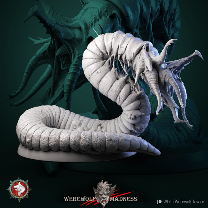 miniature Worm by White Werewolf Tavern