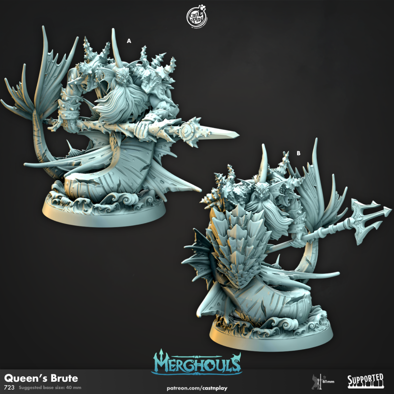miniature Queen's Brute by Cast n Play