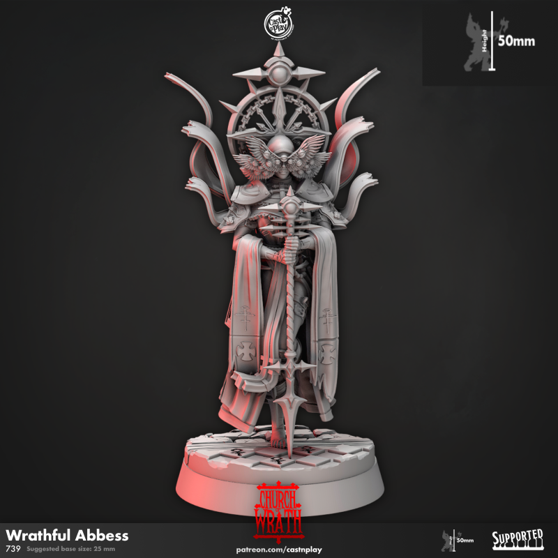 Miniature Wrathful Abbess by Cast n Play