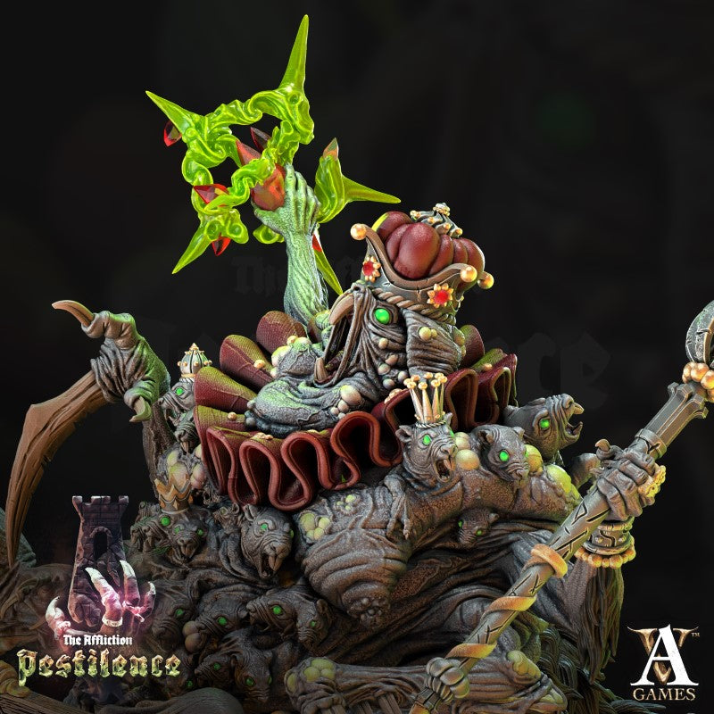 miniature Bishop Infectus - Weaver of the Pestilent Dream by Archvillain Games