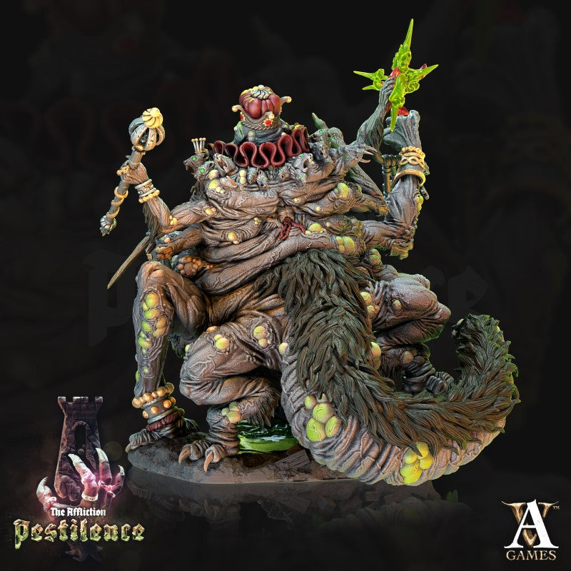 miniature Bishop Infectus - Weaver of the Pestilent Dream by Archvillain Games