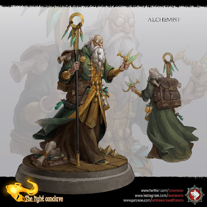 miniature Arri Alchemist by White Werewolf Tavern