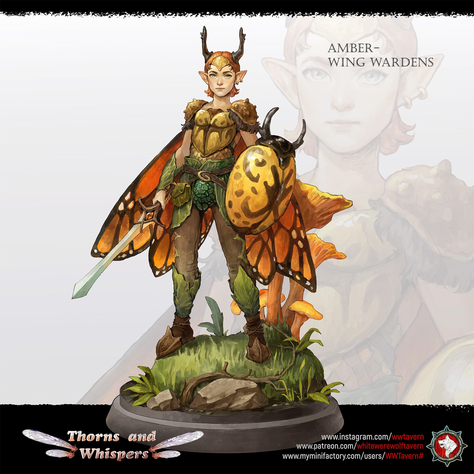 Amber-wing Warden - Set