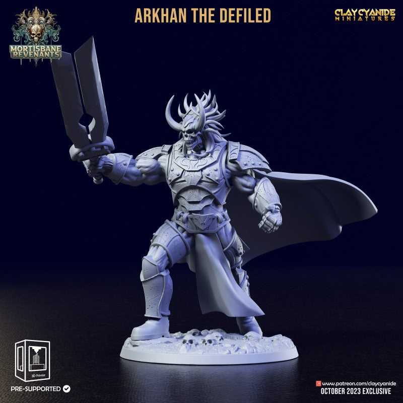 Miniature Arkhan the Defiled by Clay Cyanide