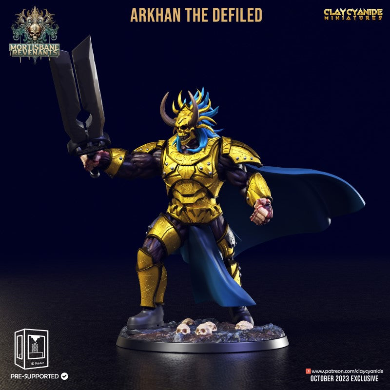 Miniature Arkhan the Defiled by Clay Cyanide