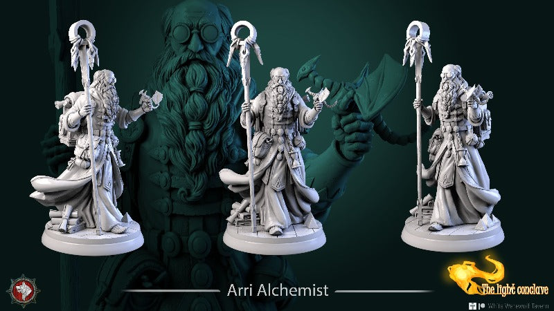 miniature Arri Alchemist by White Werewolf Tavern
