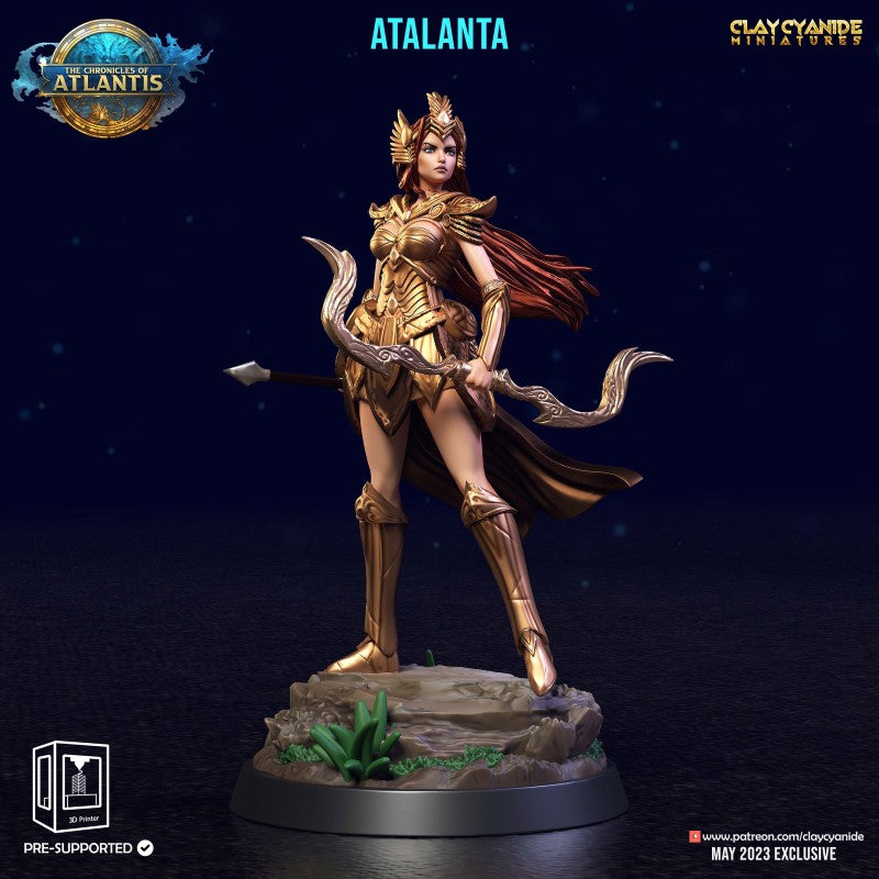 miniature Atalanta by Clay Cyanide