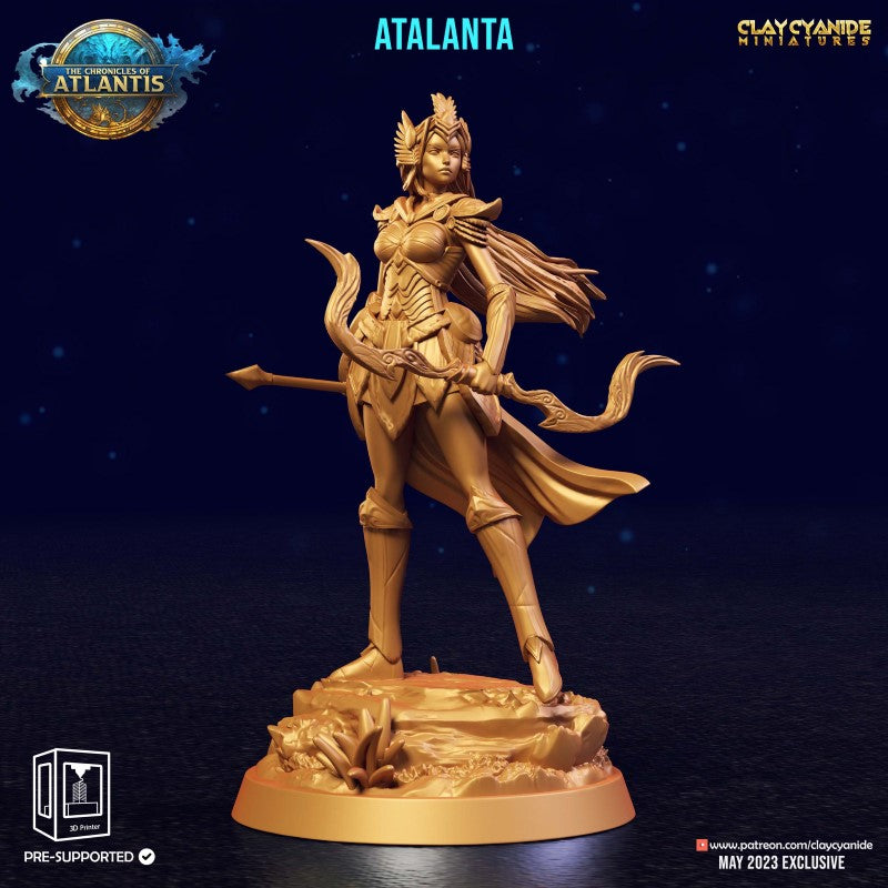 miniature Atalanta by Clay Cyanide