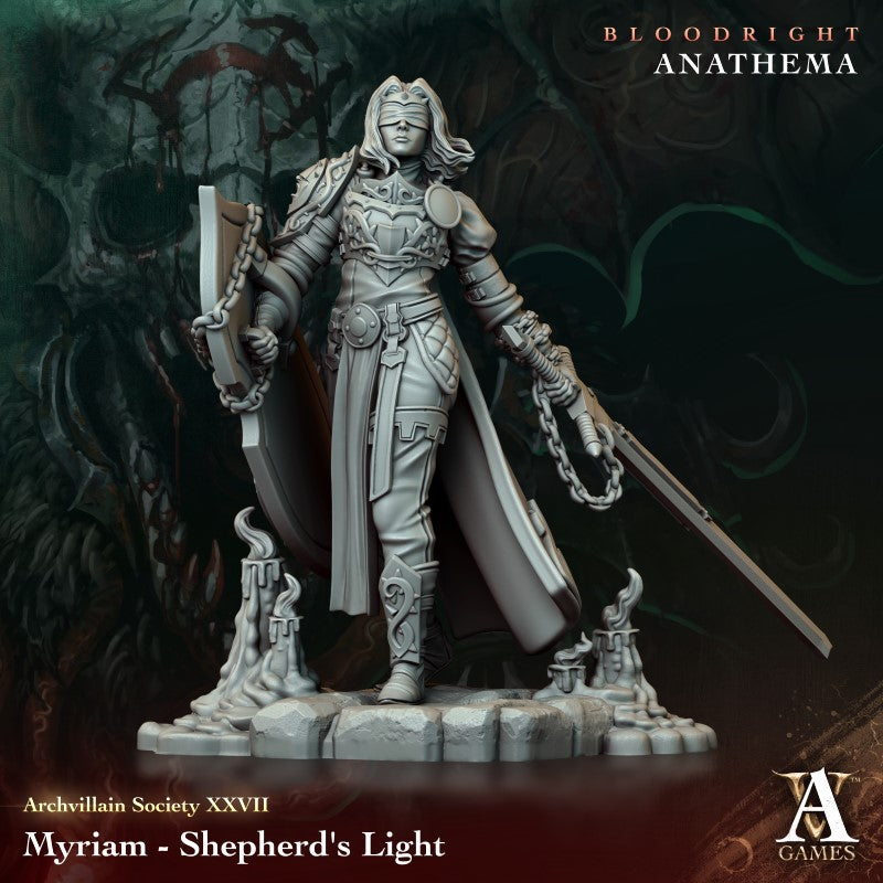 Miniature Myriam - Shephard's Light by Archvillain Games