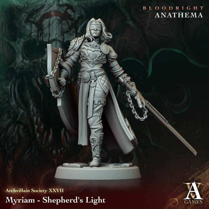 Miniature Myriam - Shephard's Light by Archvillain Games