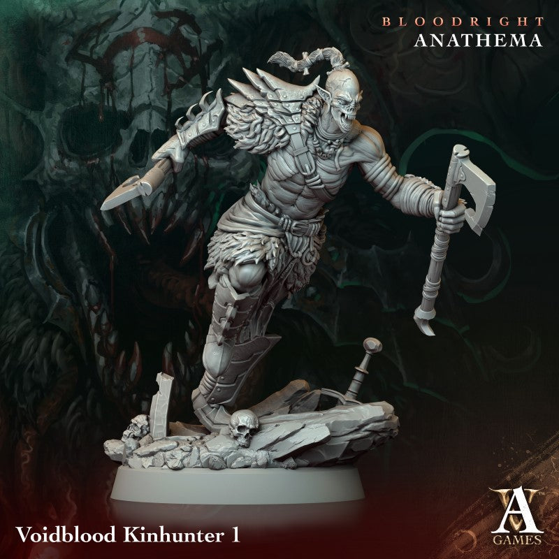 Miniature Voidblood Kinhunter by Archvillain Games