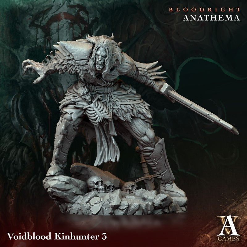 Miniature Voidblood Kinhunter by Archvillain Games