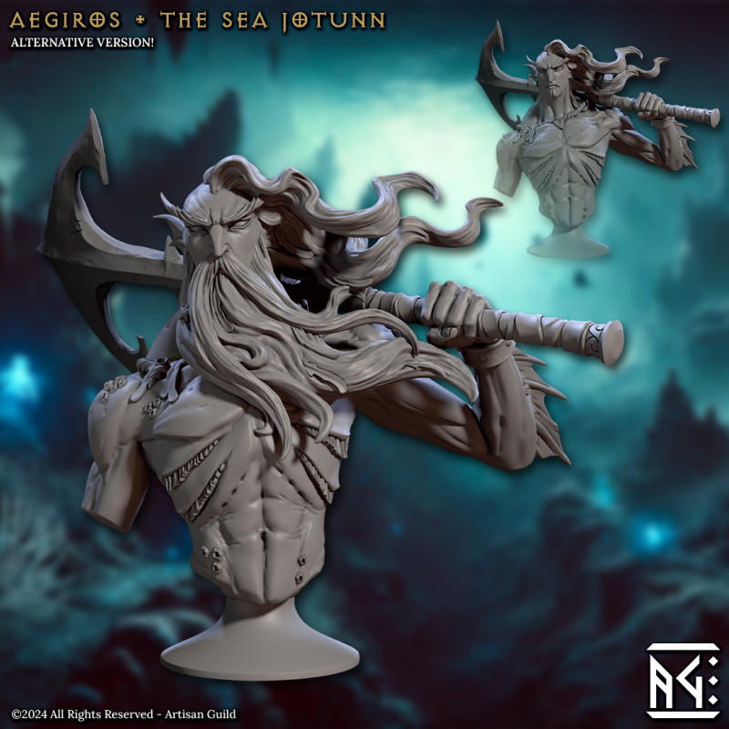 Aegiros - The Sea Jotun - Bust