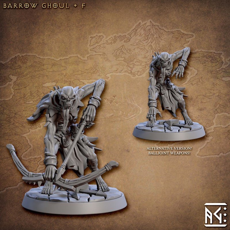 miniature Barrow Ghouls by Artisan Guild